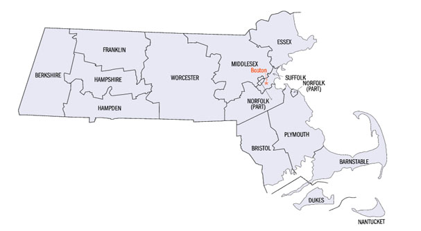 Map of Courthouse Locations