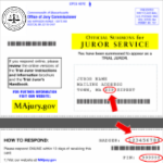 Thumbnail of a Postcard Summons